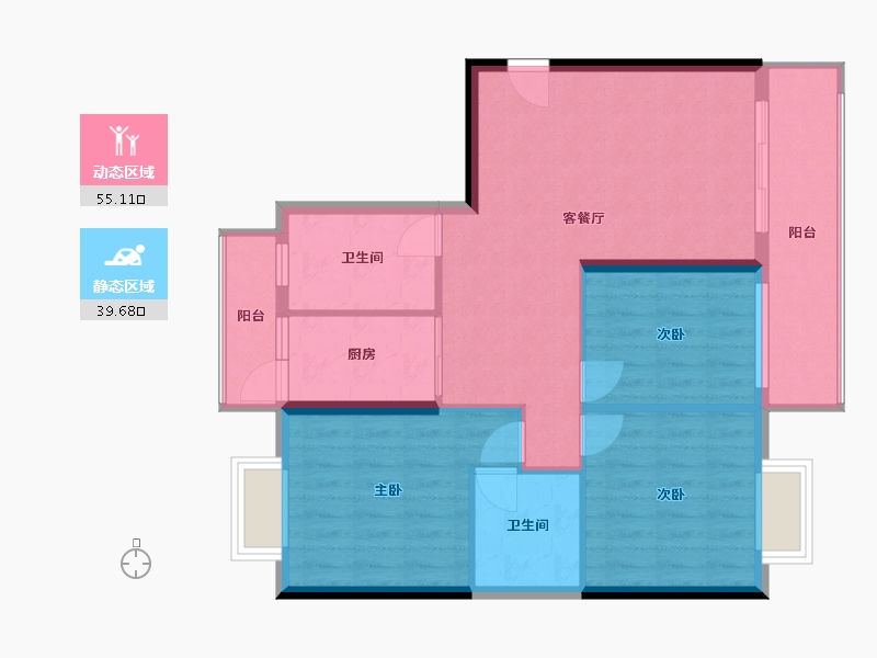 广西壮族自治区-南宁市-电力勘测分院-92.00-户型库-动静分区