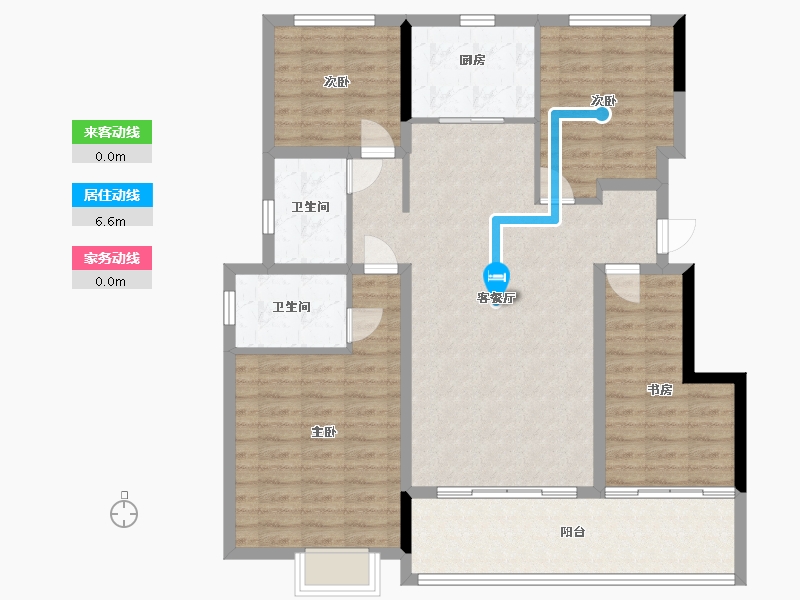 安徽省-安庆市-置地天玺-114.00-户型库-动静线