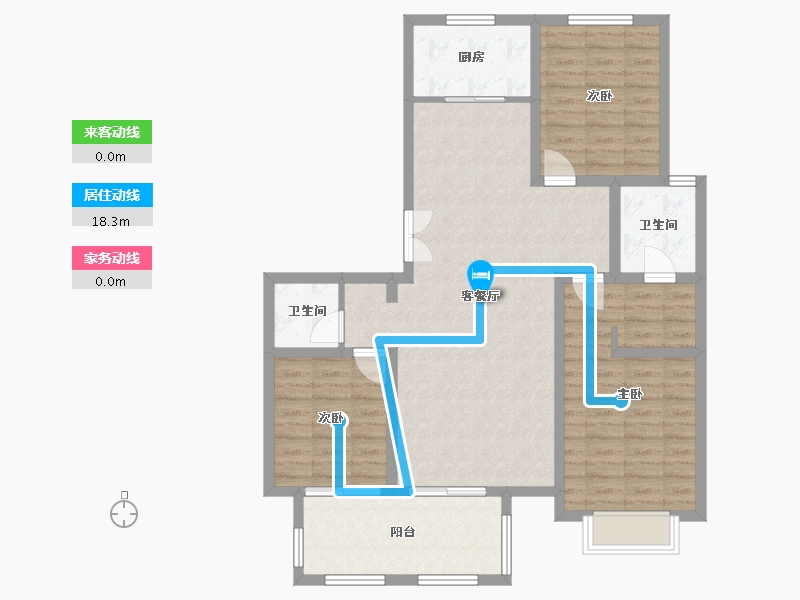 河北省-石家庄市-燕港美域-93.60-户型库-动静线