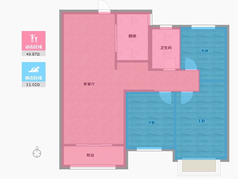 河北省-保定市-印象城-72.80-户型库-动静分区