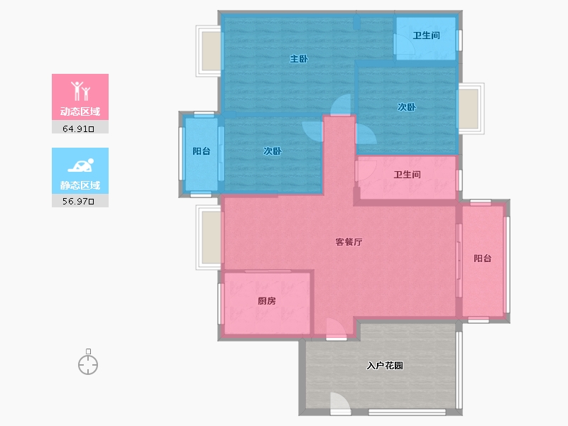 湖南省-永州市-舜皇城-140.00-户型库-动静分区