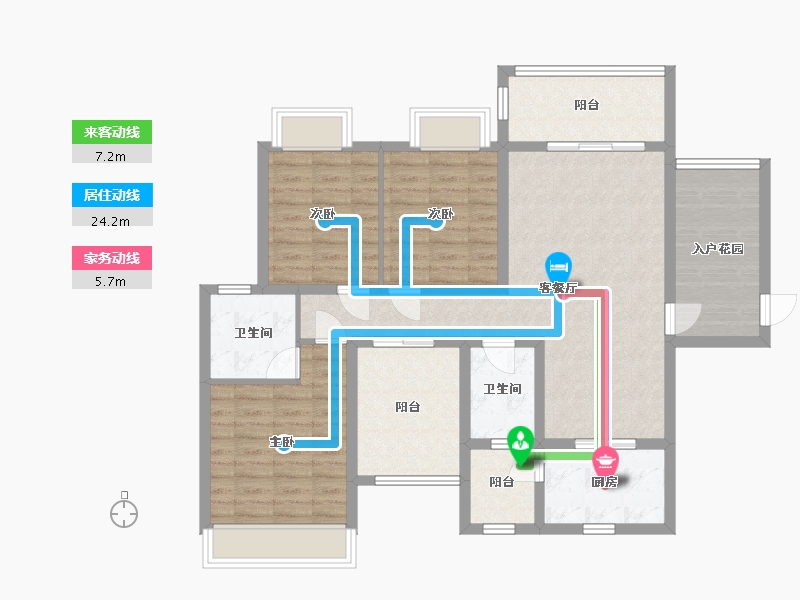 广西壮族自治区-来宾市-裕达仙湖铭邸-109.28-户型库-动静线