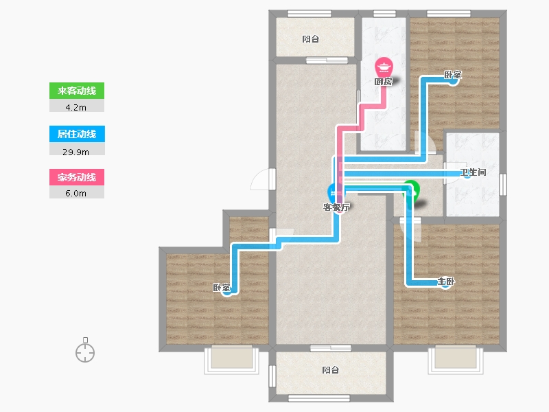 江苏省-连云港市-康颐华府-98.34-户型库-动静线