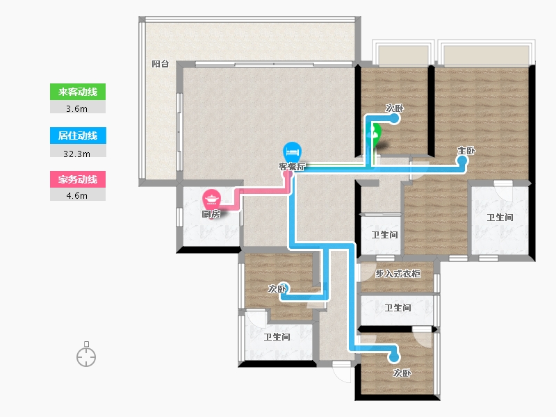 广西壮族自治区-百色市-星河上城-142.40-户型库-动静线