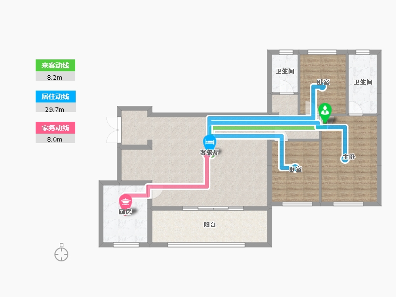 贵州省-贵阳市-海伦堡-112.80-户型库-动静线