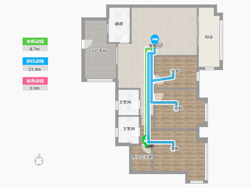 四川省-成都市-中铁瑞景茗城-96.86-户型库-动静线