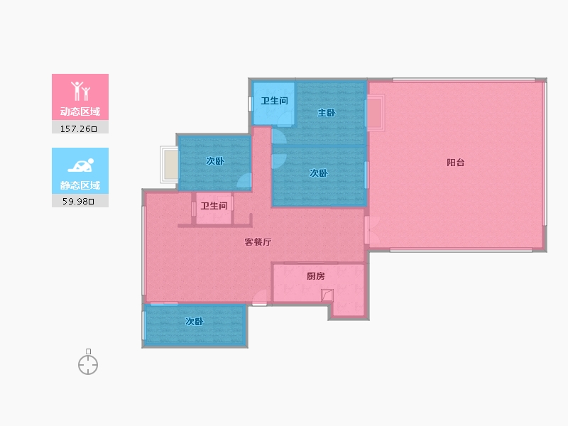 广西壮族自治区-桂林市-名门世家-112.00-户型库-动静分区