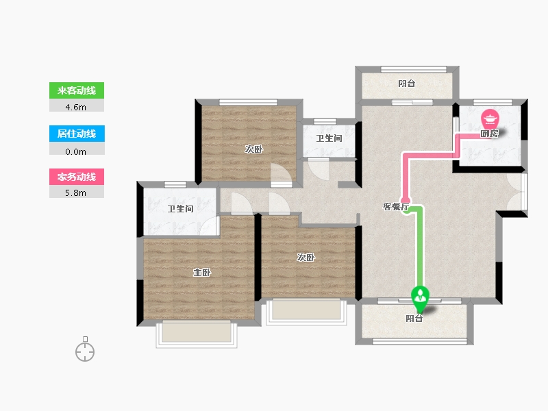 河南省-南阳市-建业-108.80-户型库-动静线