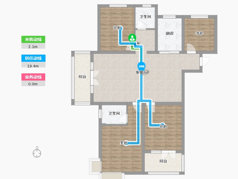 安徽省-合肥市-安百苑-96.00-户型库-动静线