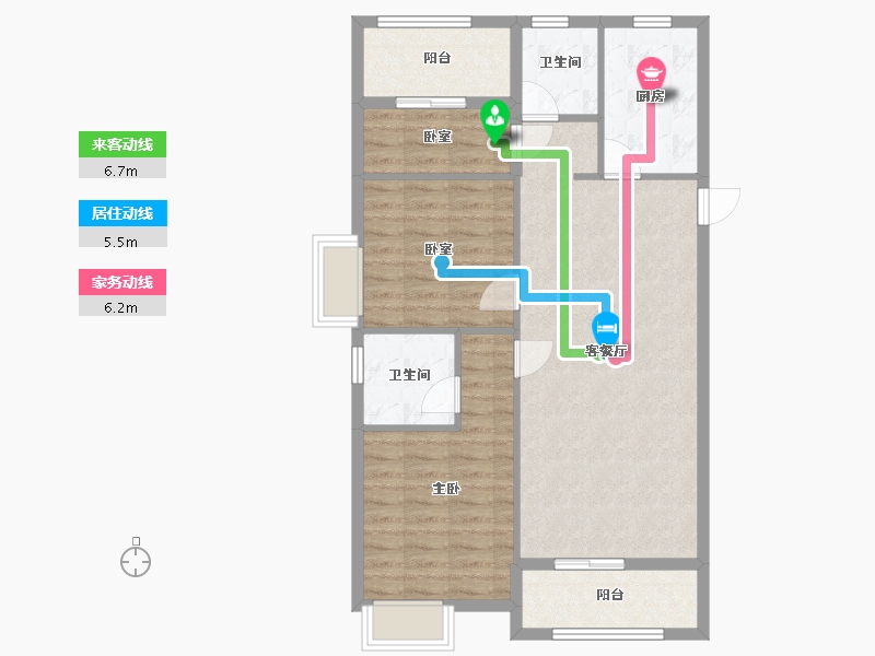 福建省-三明市-康城雅居-91.20-户型库-动静线