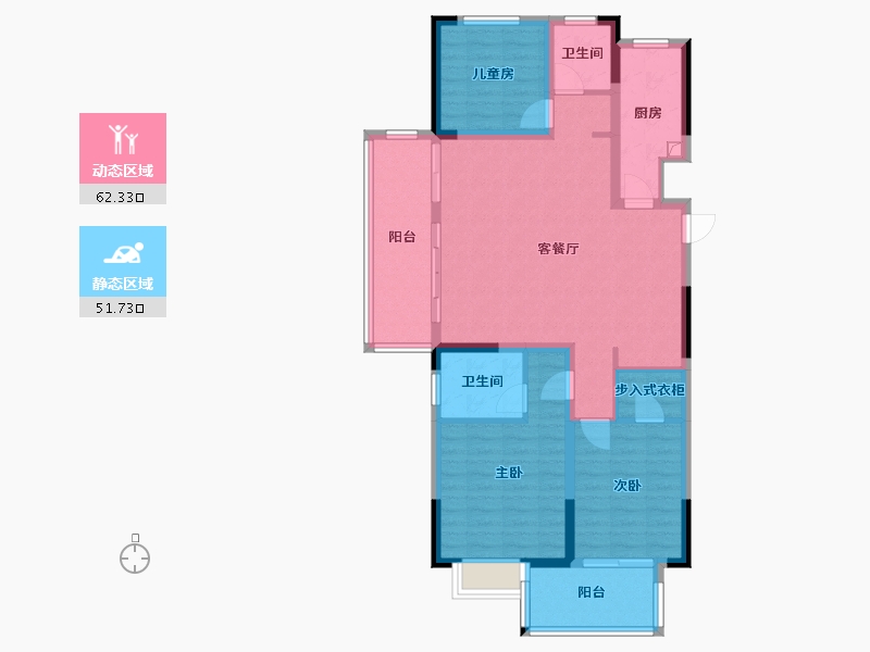 江苏省-盐城市-悦珑府-101.81-户型库-动静分区