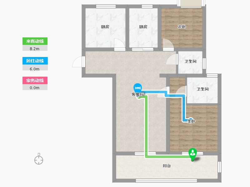 云南省-昆明市-光明璟宸-84.00-户型库-动静线