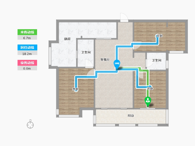 陕西省-西安市-御锦城11期-91.20-户型库-动静线