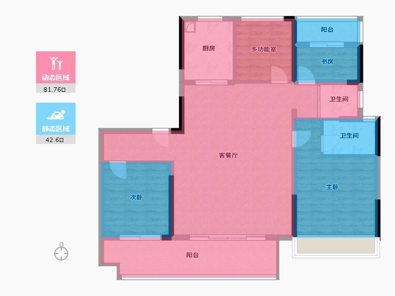 河南省-焦作市-碧桂园-112.00-户型库-动静分区