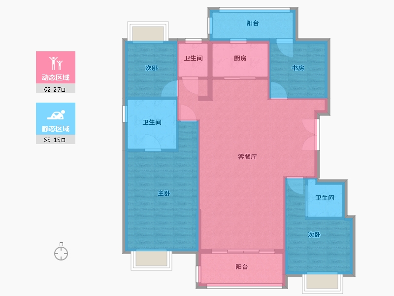 福建省-泉州市-天著-116.11-户型库-动静分区