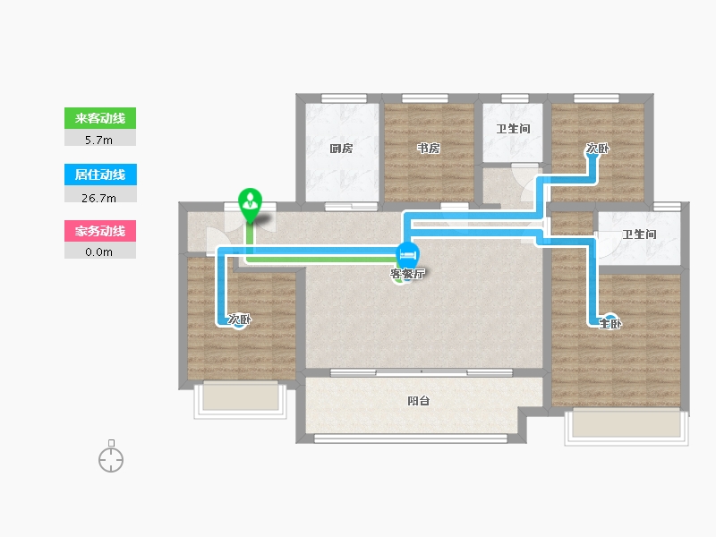 河南省-安阳市-美好意境-115.00-户型库-动静线