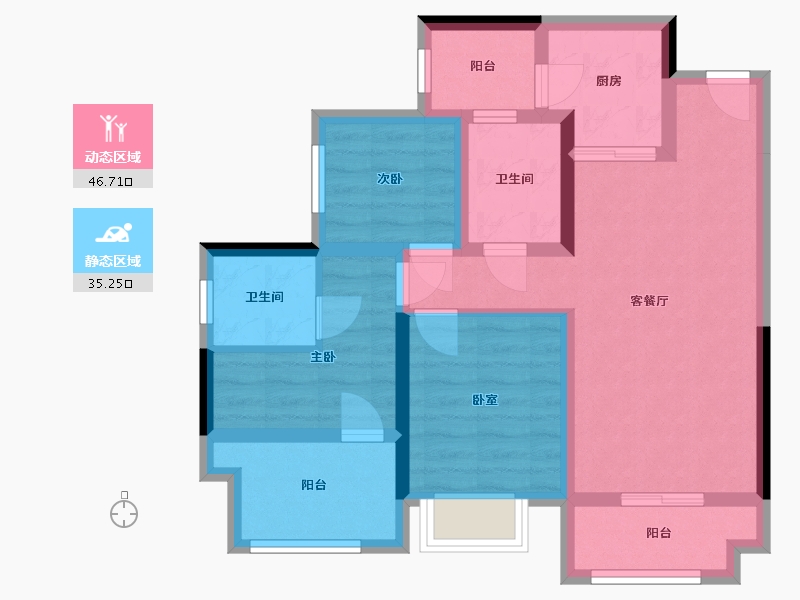 四川省-眉山市-天府创新中心-76.00-户型库-动静分区