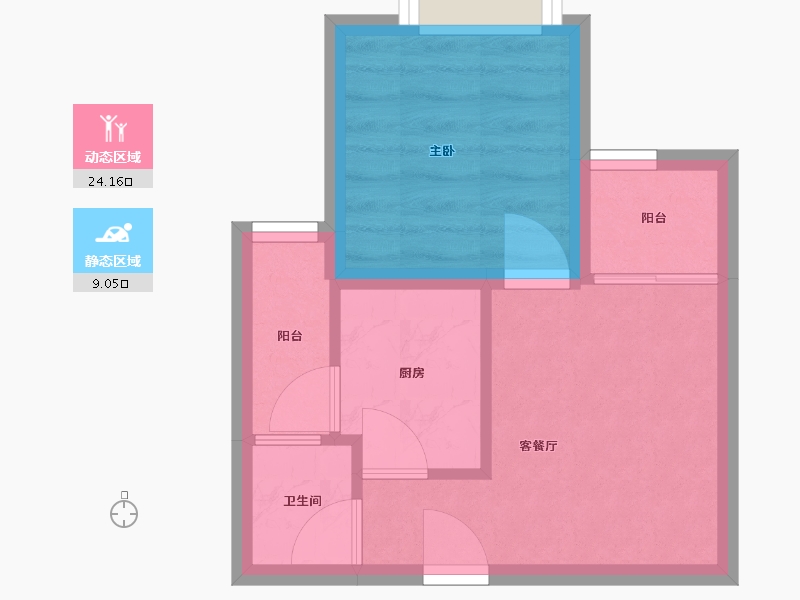 广东省-深圳市-缔梦园（三期）-28.83-户型库-动静分区