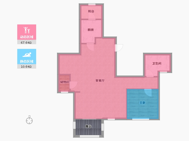 河南省-开封市-东汇名城-111.78-户型库-动静分区