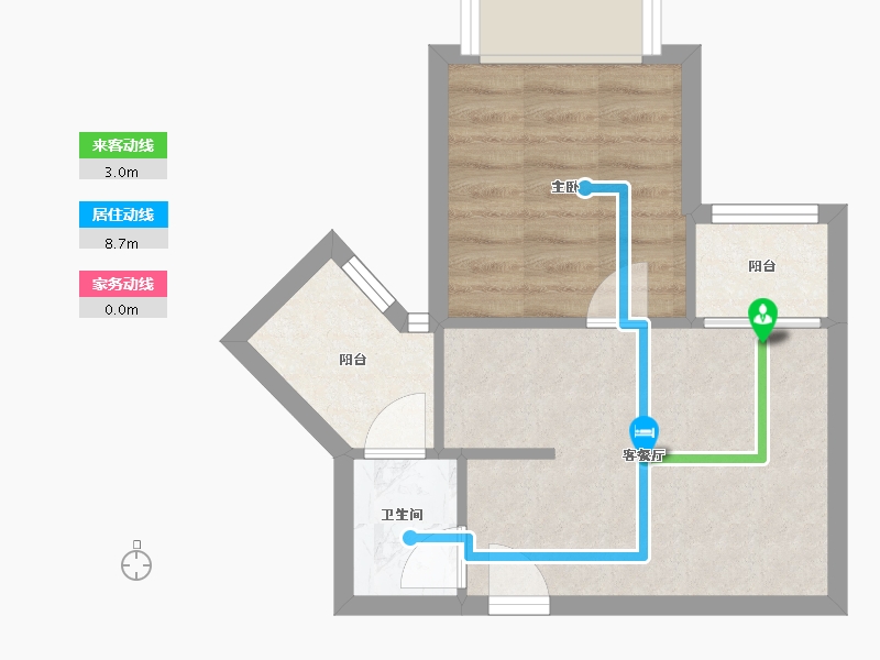 广东省-深圳市-TT国际公寓-35.10-户型库-动静线