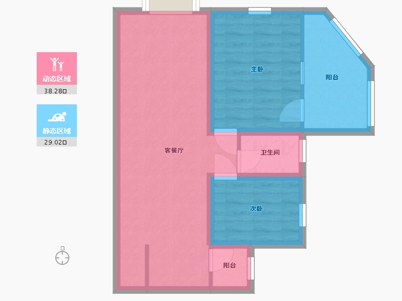 广东省-深圳市-香雅园-59.48-户型库-动静分区