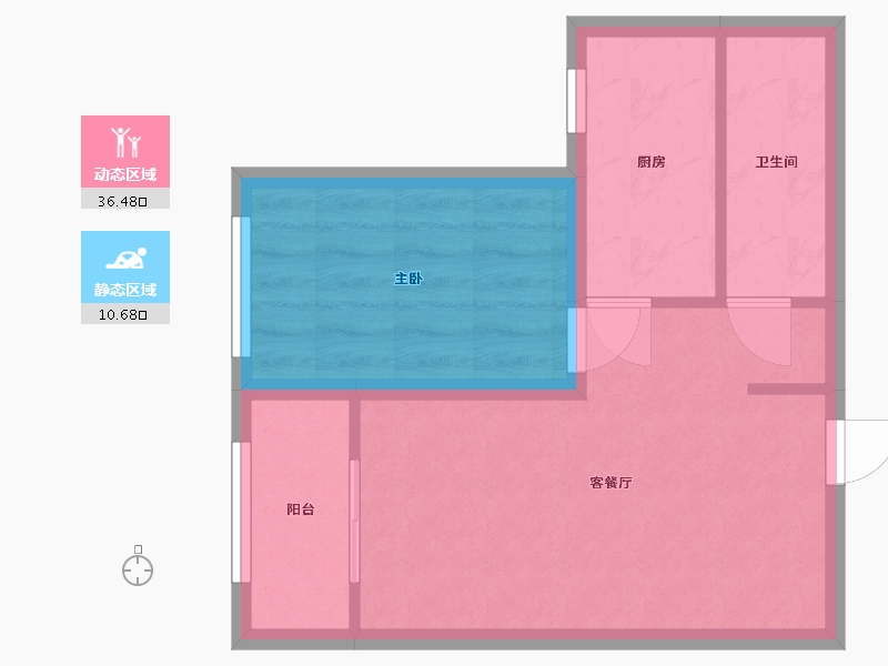 广东省-深圳市-紫薇阁-41.69-户型库-动静分区