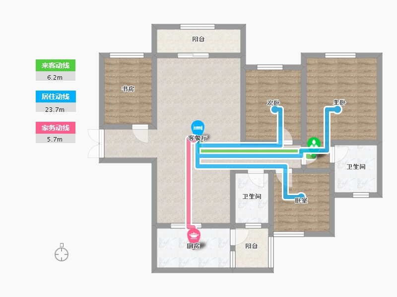 贵州省-安顺市-水岸新天地-115.23-户型库-动静线