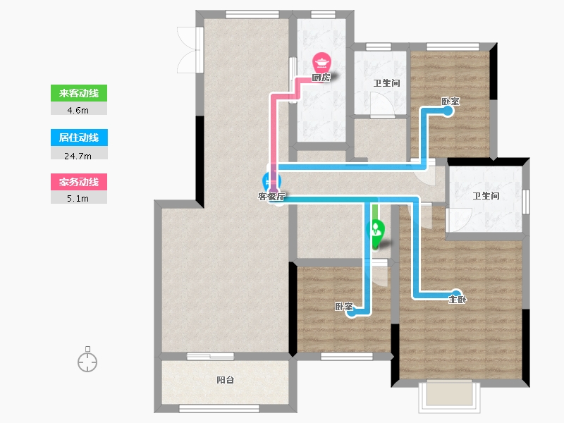 河南省-许昌市-正商书香华府-110.00-户型库-动静线