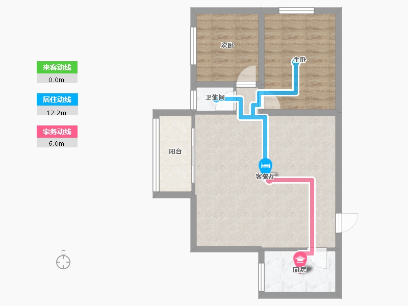 广东省-深圳市-长城盛世家园一期-62.16-户型库-动静线