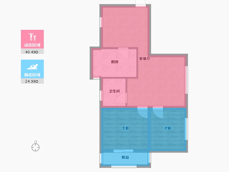 广东省-深圳市-景鹏大厦-57.91-户型库-动静分区