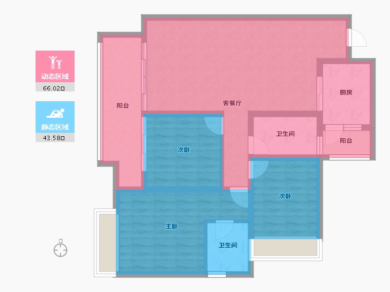 四川省-资阳市-上东逸景-98.00-户型库-动静分区