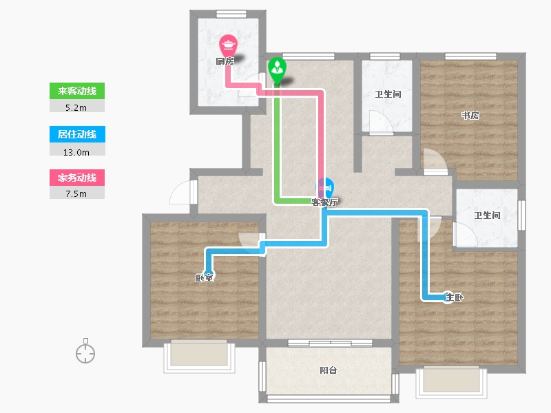 山东省-济宁市-中都尚城-103.20-户型库-动静线