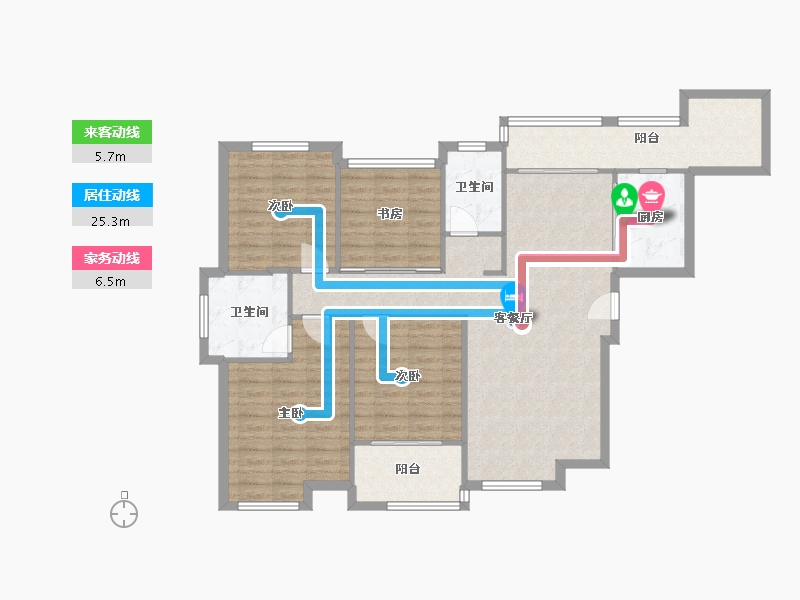 广西壮族自治区-桂林市-汇荣桂林桂林-96.80-户型库-动静线