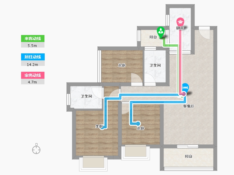 四川省-攀枝花市-悦山府-71.71-户型库-动静线