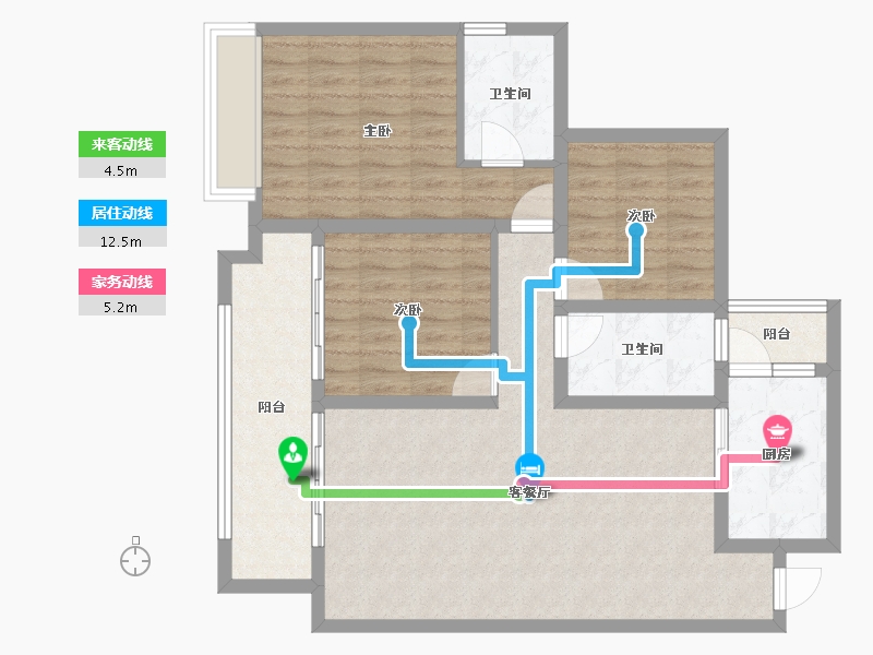 四川省-资阳市-上东逸景-94.25-户型库-动静线