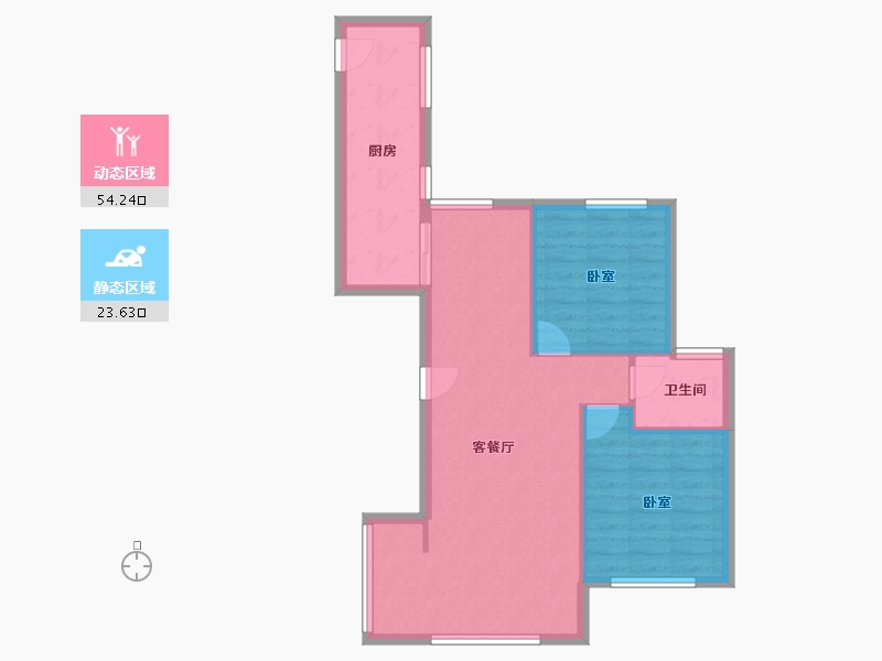 湖南省-常德市-华电新城-70.70-户型库-动静分区