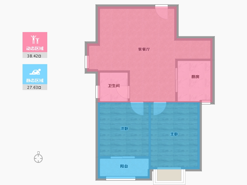 上海-上海市-逸庭苑-60.04-户型库-动静分区