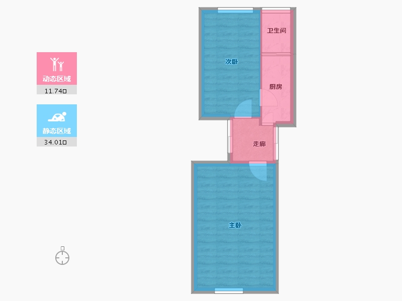 上海-上海市-西木小区-41.33-户型库-动静分区