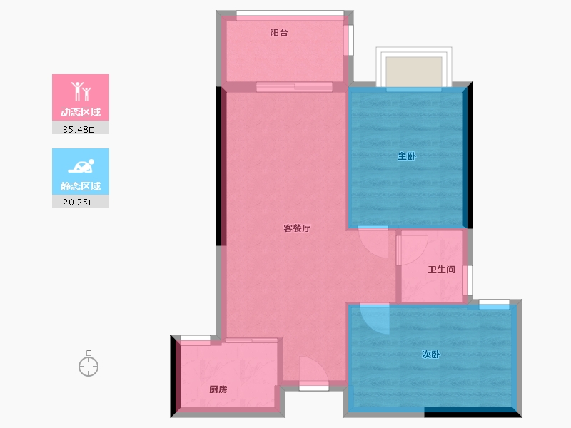 福建省-泉州市-群华雅宛-50.00-户型库-动静分区