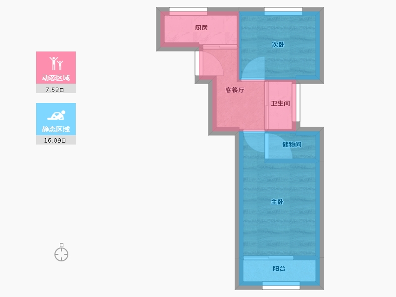 上海-上海市-西木小区-19.91-户型库-动静分区