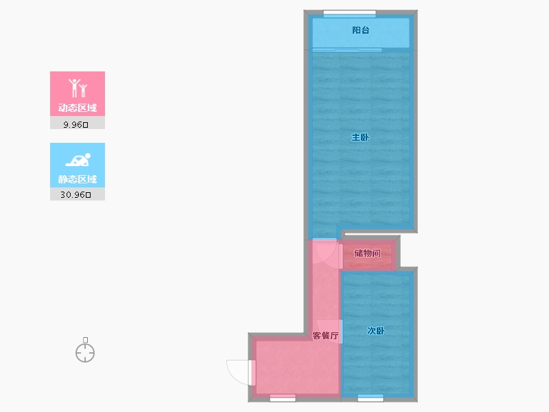 上海-上海市-西木小区-35.94-户型库-动静分区