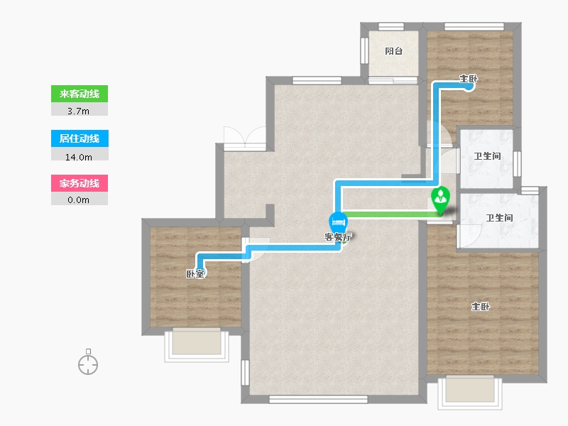 浙江省-温州市-铂金湾-102.40-户型库-动静线