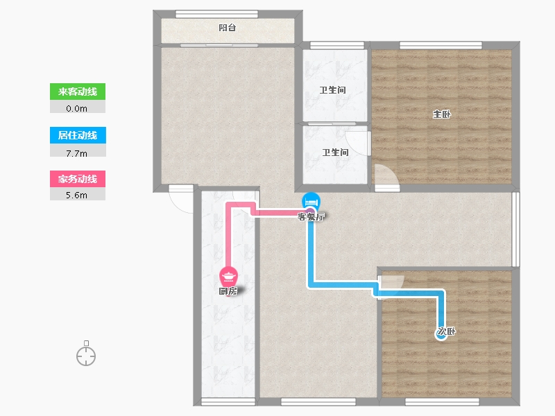 上海-上海市-金石苑-112.35-户型库-动静线