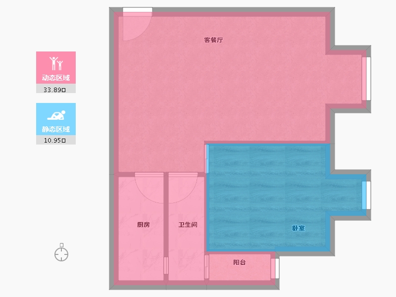 广东省-深圳市-荣超花园-40.15-户型库-动静分区