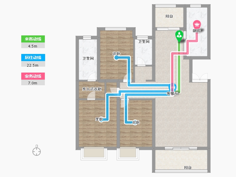 河南省-南阳市-田源新城雪枫路-101.99-户型库-动静线