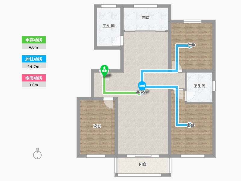 河北省-邢台市-盛凯新东方-135.00-户型库-动静线