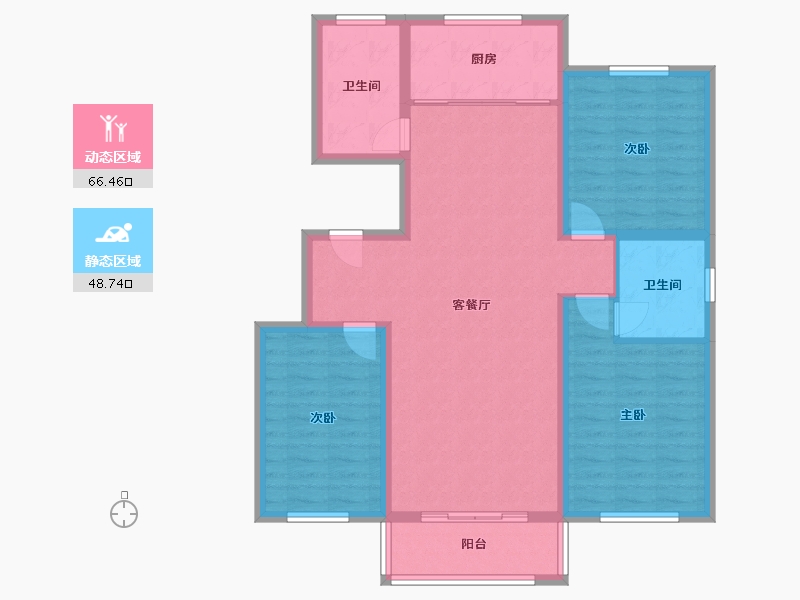 河北省-邢台市-盛凯新东方-135.00-户型库-动静分区