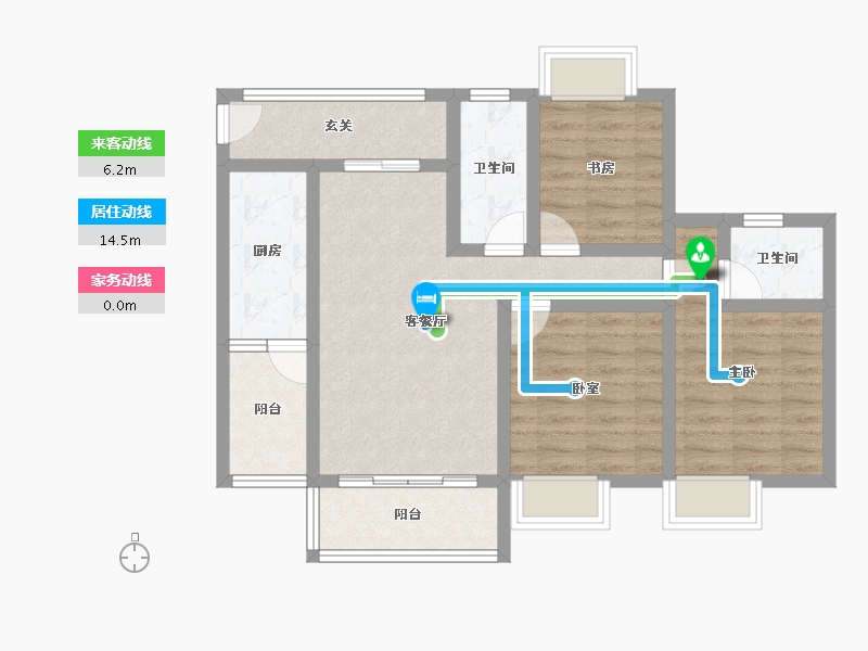 四川省-达州市-英伦城邦-78.43-户型库-动静线