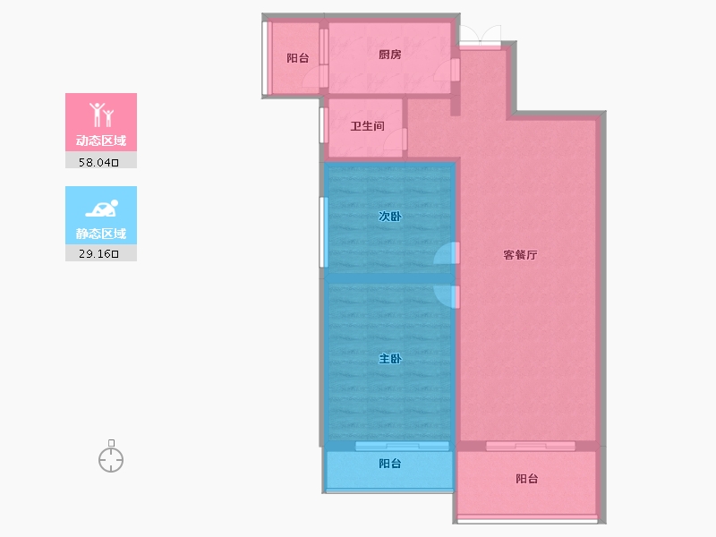 河南省-南阳市-田源新城-77.99-户型库-动静分区