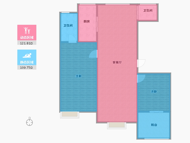 河北省-沧州市-御景嘉园-216.01-户型库-动静分区